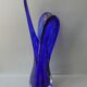 Murano blue glass vase, 70s