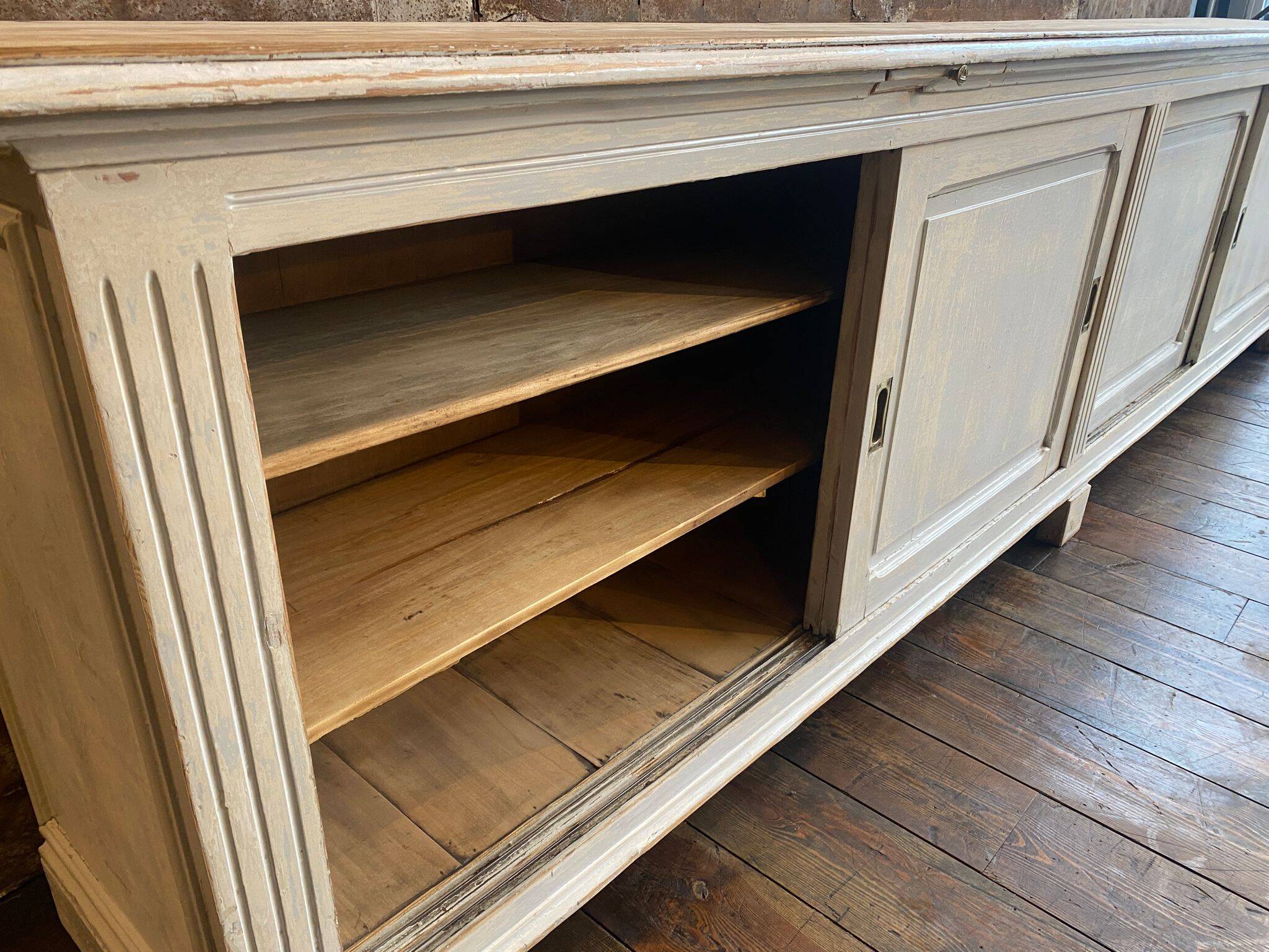 Back of bakery counter