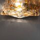 1970s Pair of “Diamante” Murano Glass Wall Sconces by Mazzega