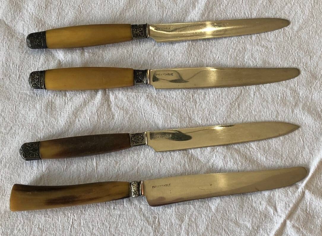 4 old knives