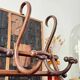 Thonet wooden wall coat rack