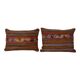 Set of 2 vintage kilim cushion covers 41x61 cm