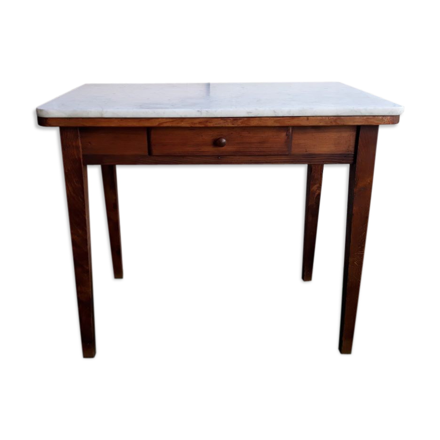 Table 90x58cm on old kitchen marble