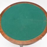 Table à jeux et de salon de forme demi-lune