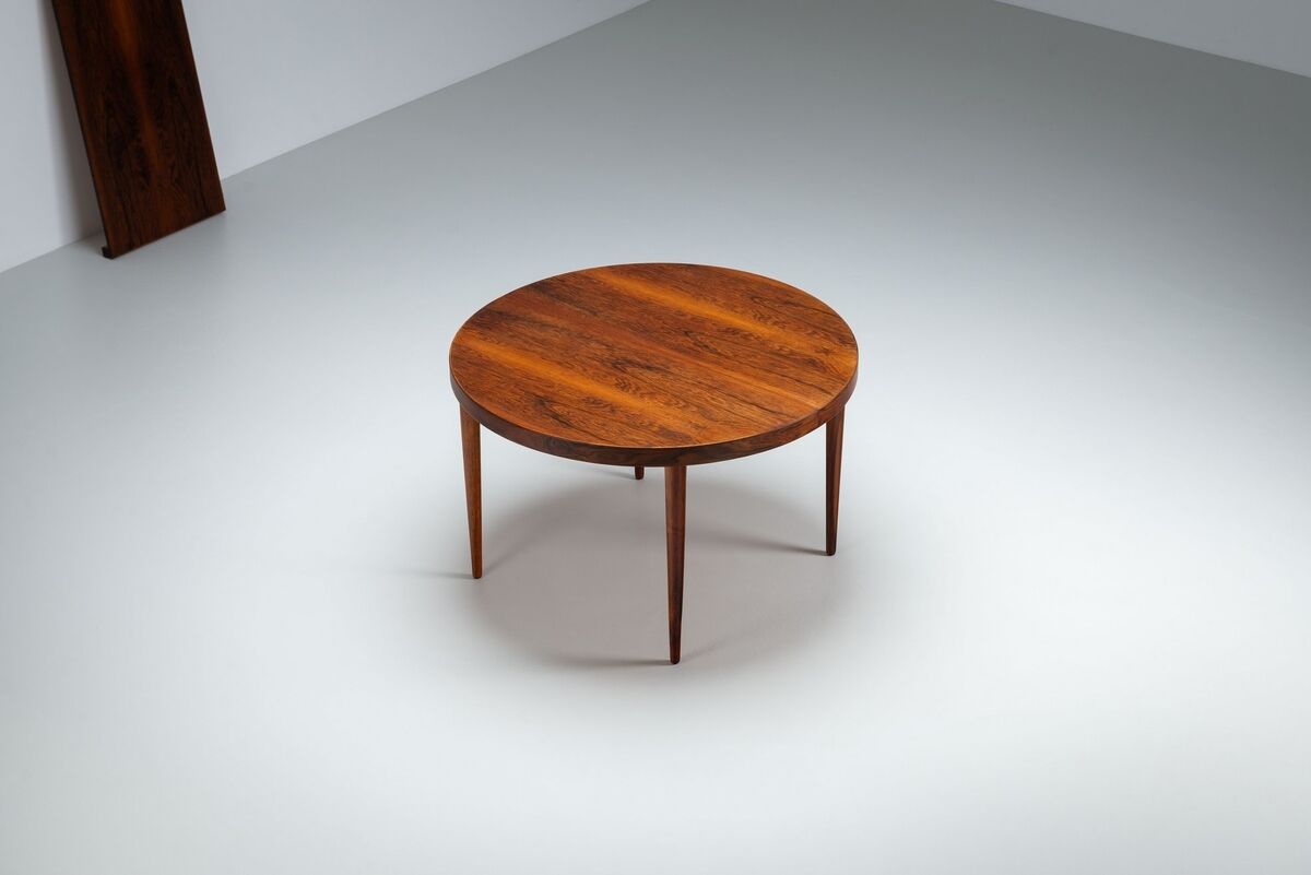 Kai Kristiansen dining table in rosewood Villy Schou Andersen Denmark 1960