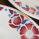 + Set 8 dessert plates Céranord - Saint Amand model Eglantines +