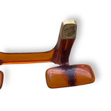 Orange transparent plastic hook