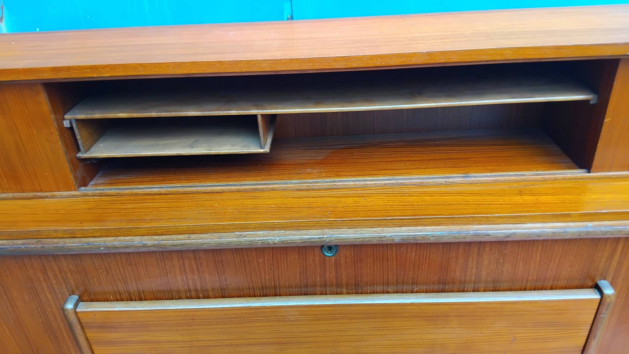 MEUBLIT vintage bed and desk furniture from the 50s and 60s, teak