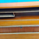 MEUBLIT vintage bed and desk furniture from the 50s and 60s, teak