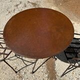 Salon de jardin en fer forgé