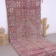 Large Vintage Moroccan Rug 178 x 362 cm - Berber Wool Rug - Handmade Rug
