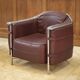Paire de fauteuils dans le goût de Le Corbusier 1970’s