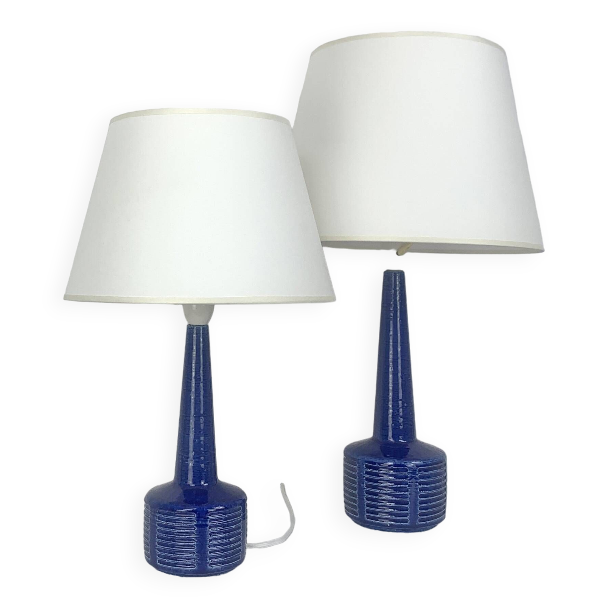 Pair of ceramic table lamps, Palshus, Per Linnemann-Schmidt