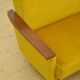 Velvet Daybed Sofa with fold-out function, 1960s