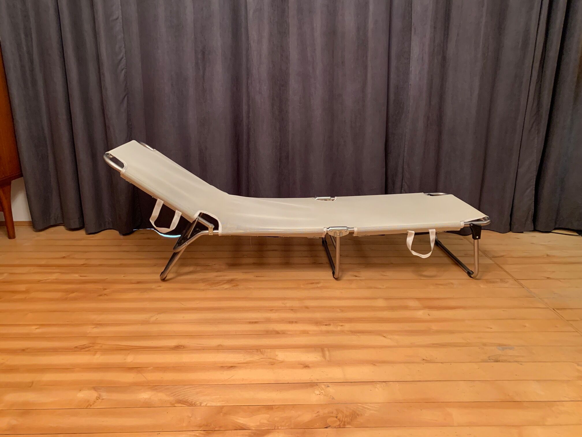 Fiam deckchair, Italy, 1980s