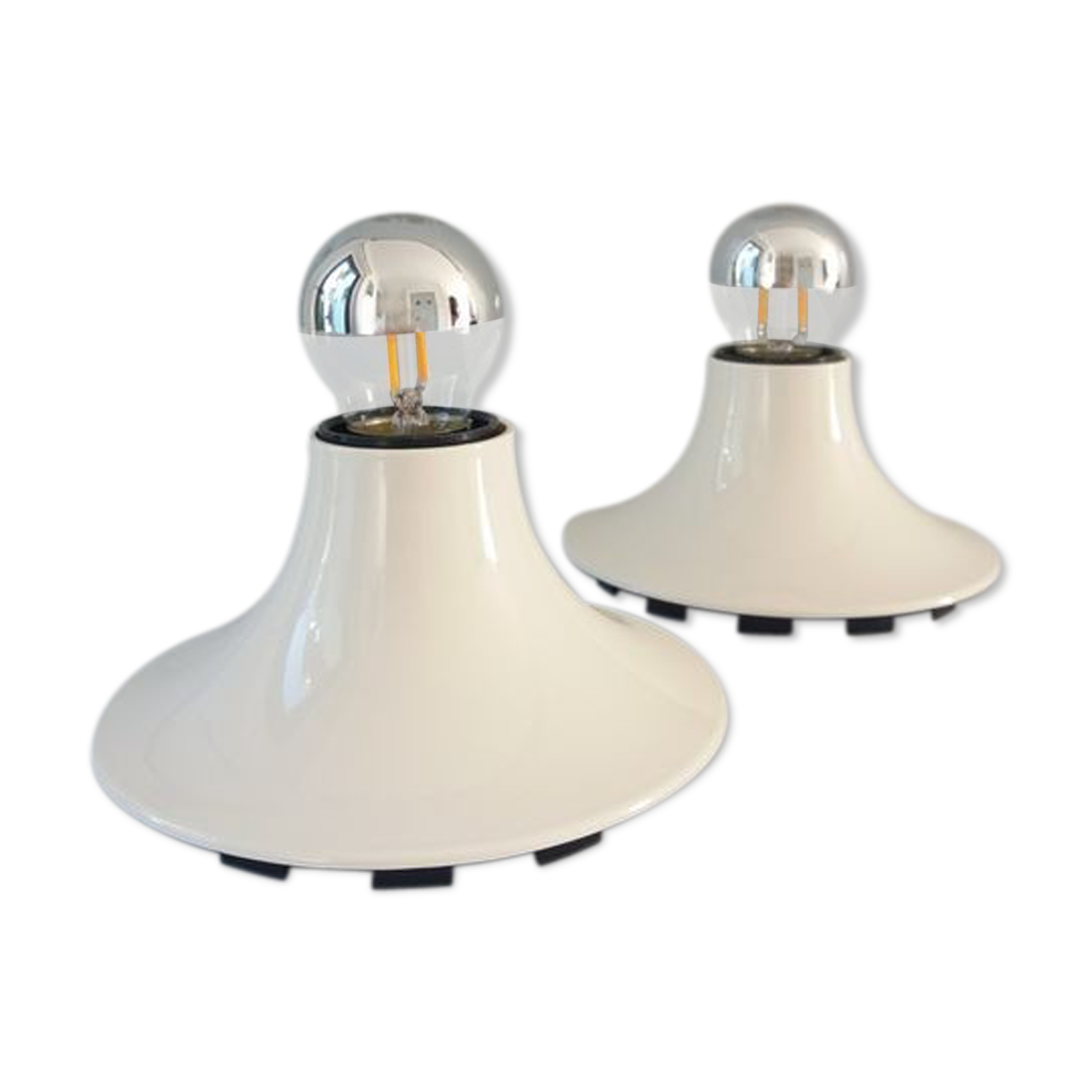 Pair of wall sconces Artemide "Teti" Vico Magistretti