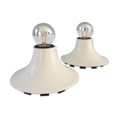 Pair of wall sconces Artemide "Teti" Vico Magistretti