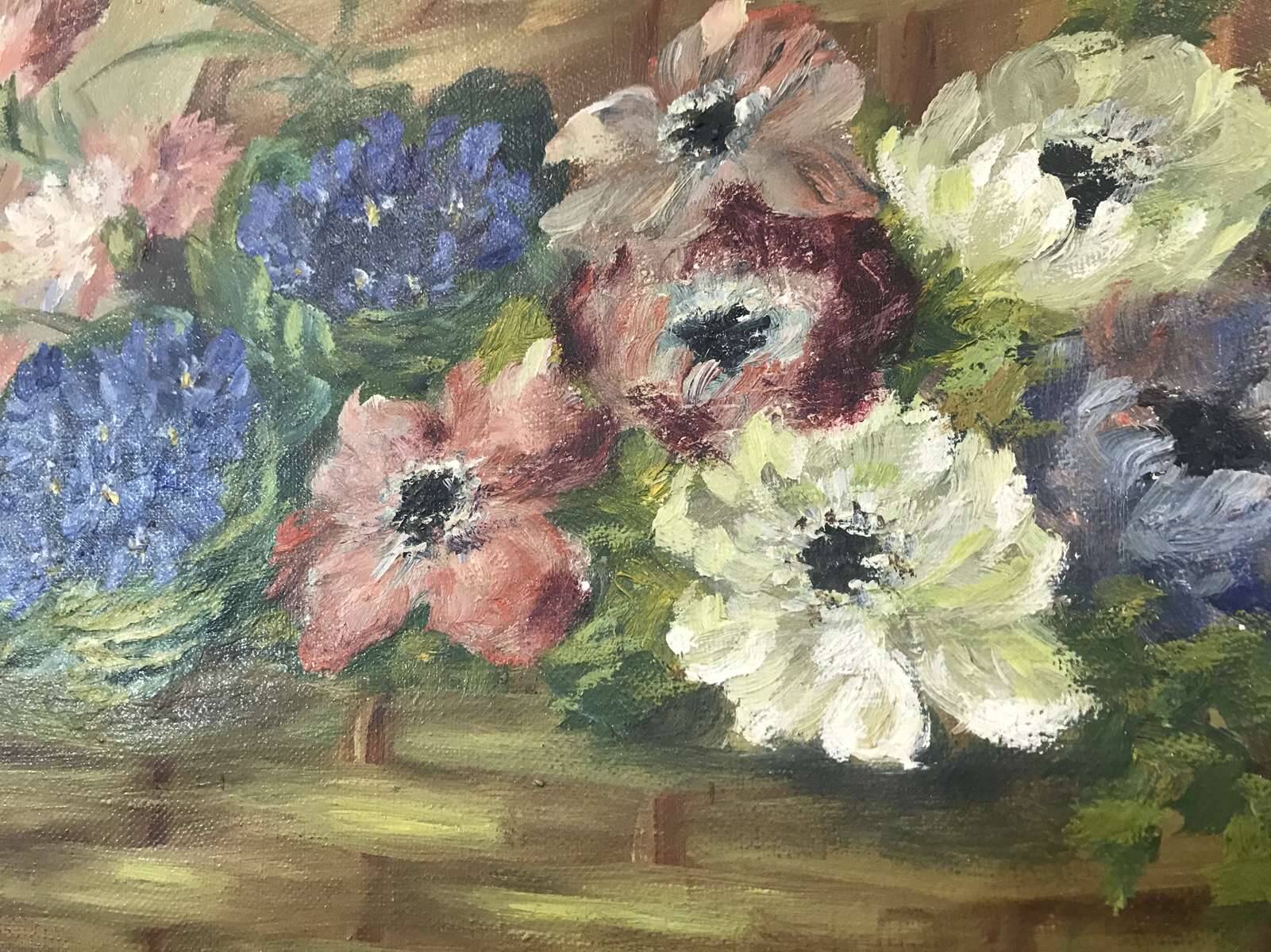 Still life signed Brucy - 65 x 54 cm