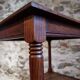 Vintage 1920s side table – Three-tiered shelf in French oak with turned legs.
