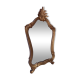 Miroir ancien en bois doré