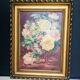 Huile sur toile, nature morte au bouquet de roses