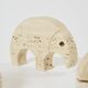 Set of 8 travertine animal sculptures by Fratelli Mannelli 1970