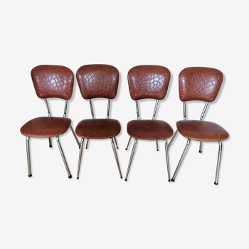 Vintage skai chairs