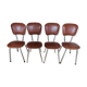 Vintage skai chairs