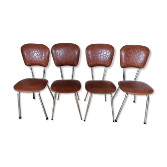 Vintage skai chairs