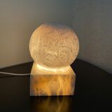 Marbled ball lamp design 70