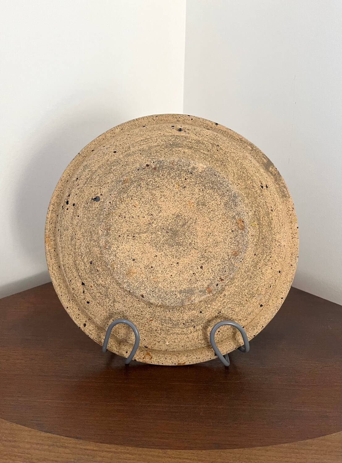 Set of stoneware plates signed by Pierre Digan – La Borne