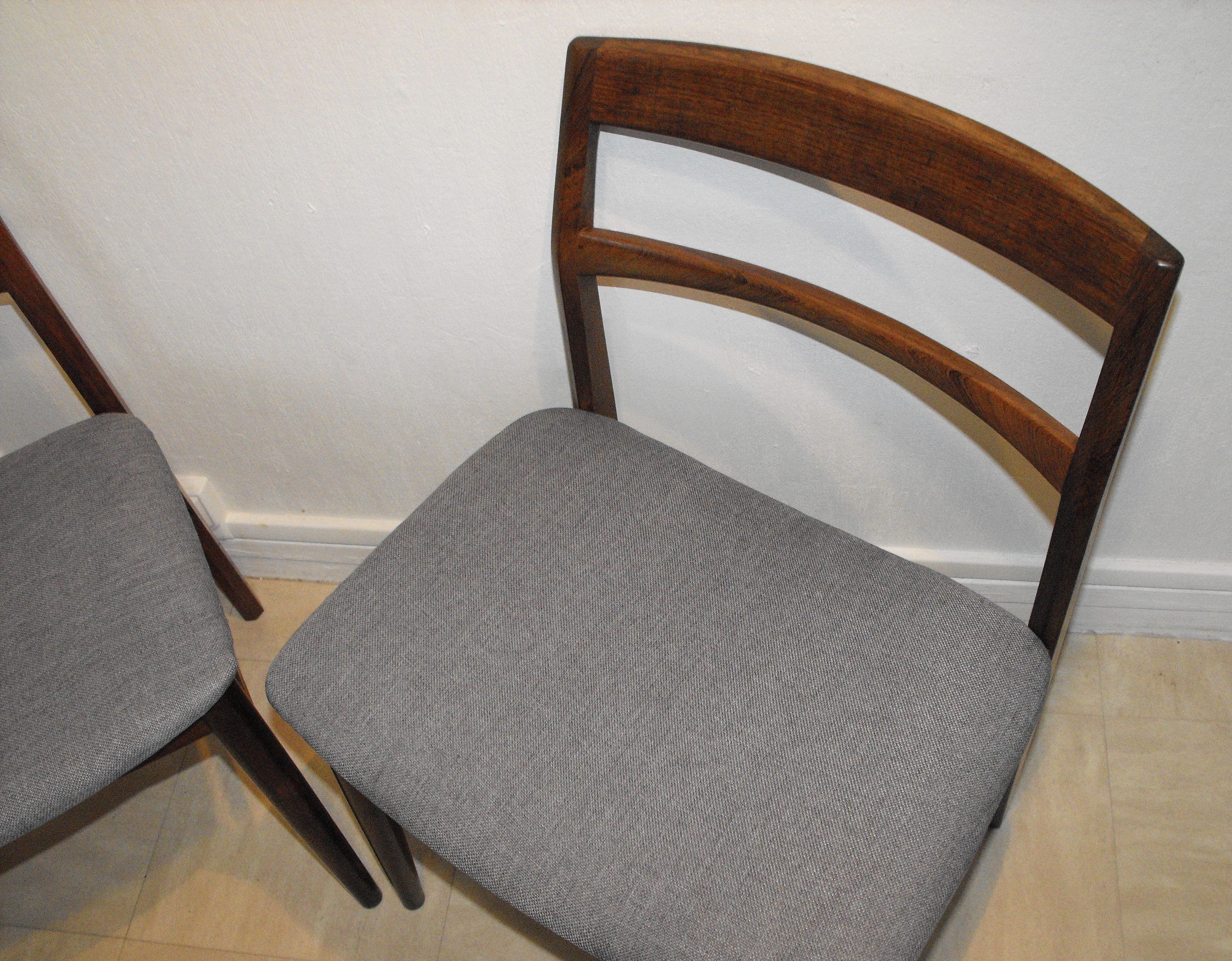 Pair of Scandinavian chairs by Henning Kjaernulf
