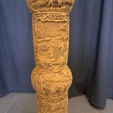 Chinese carved resin column
