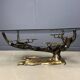 Bronze bonsai coffee table by Willy Daro, 1970s