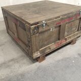 Coffee table industrial boot