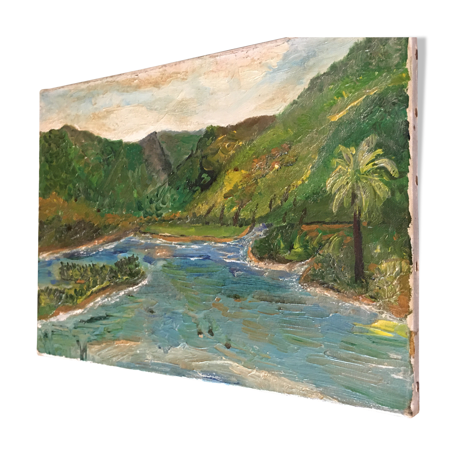 Exotic landscape painting