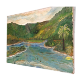 Exotic landscape painting