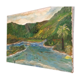 Peinture paysage exotique