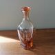 Art Deco pink glass carafe
