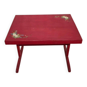 Petite table en bois - peinte