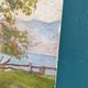 French oil painting on board, signed Lavoy