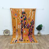 Azilal Berber rug in handmade wool 255 X 140 CM