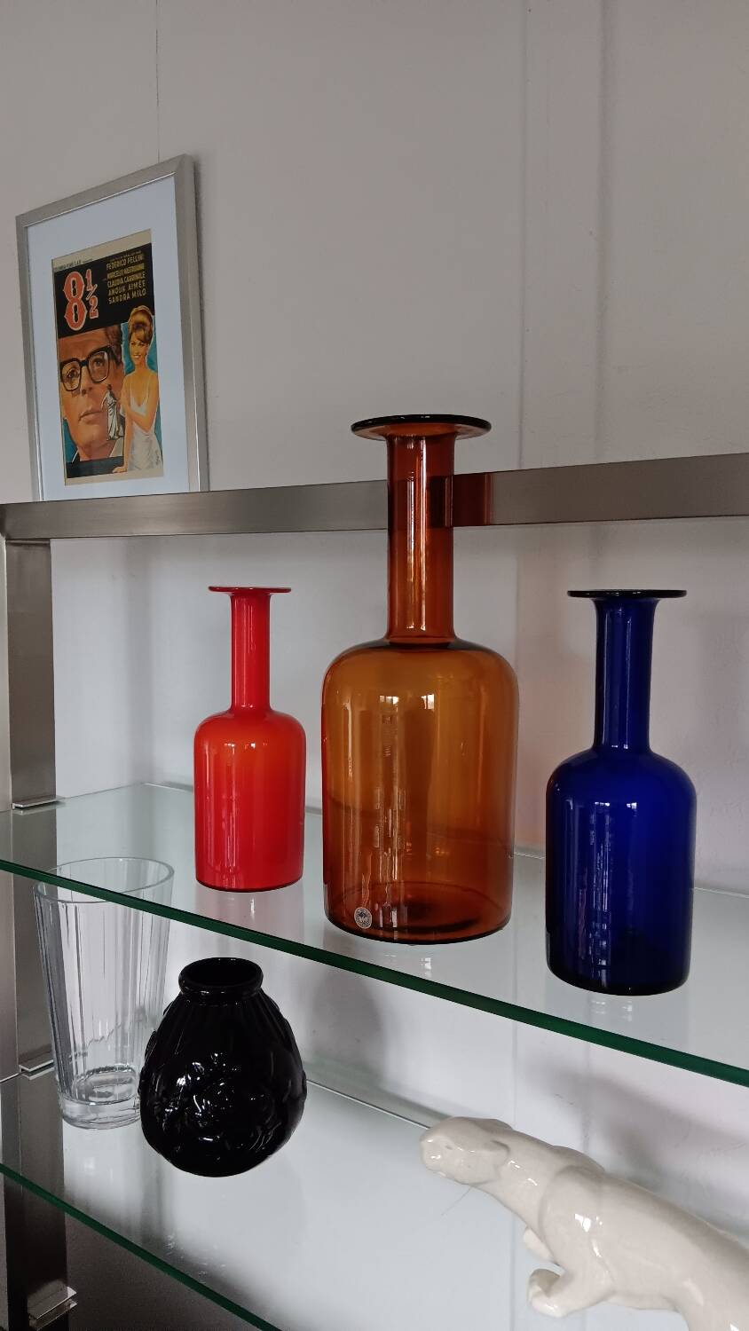 GUL vase by Otto Brauer for Holmegaard - Denmark