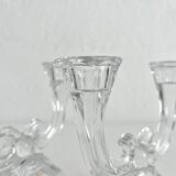 2 vintage Phonix crystal 2-arm candlestick candle holders