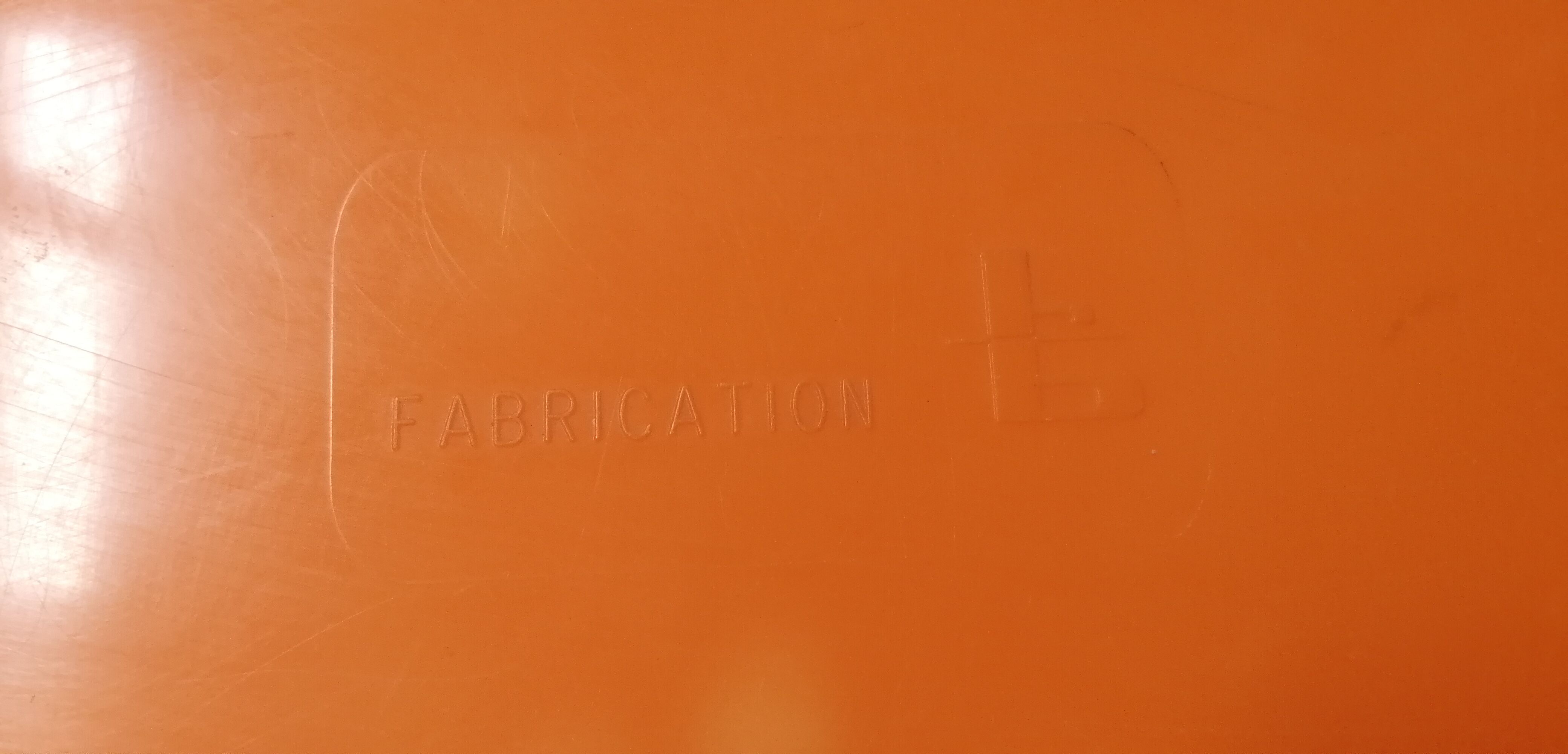 Vintage children's chair orange HB