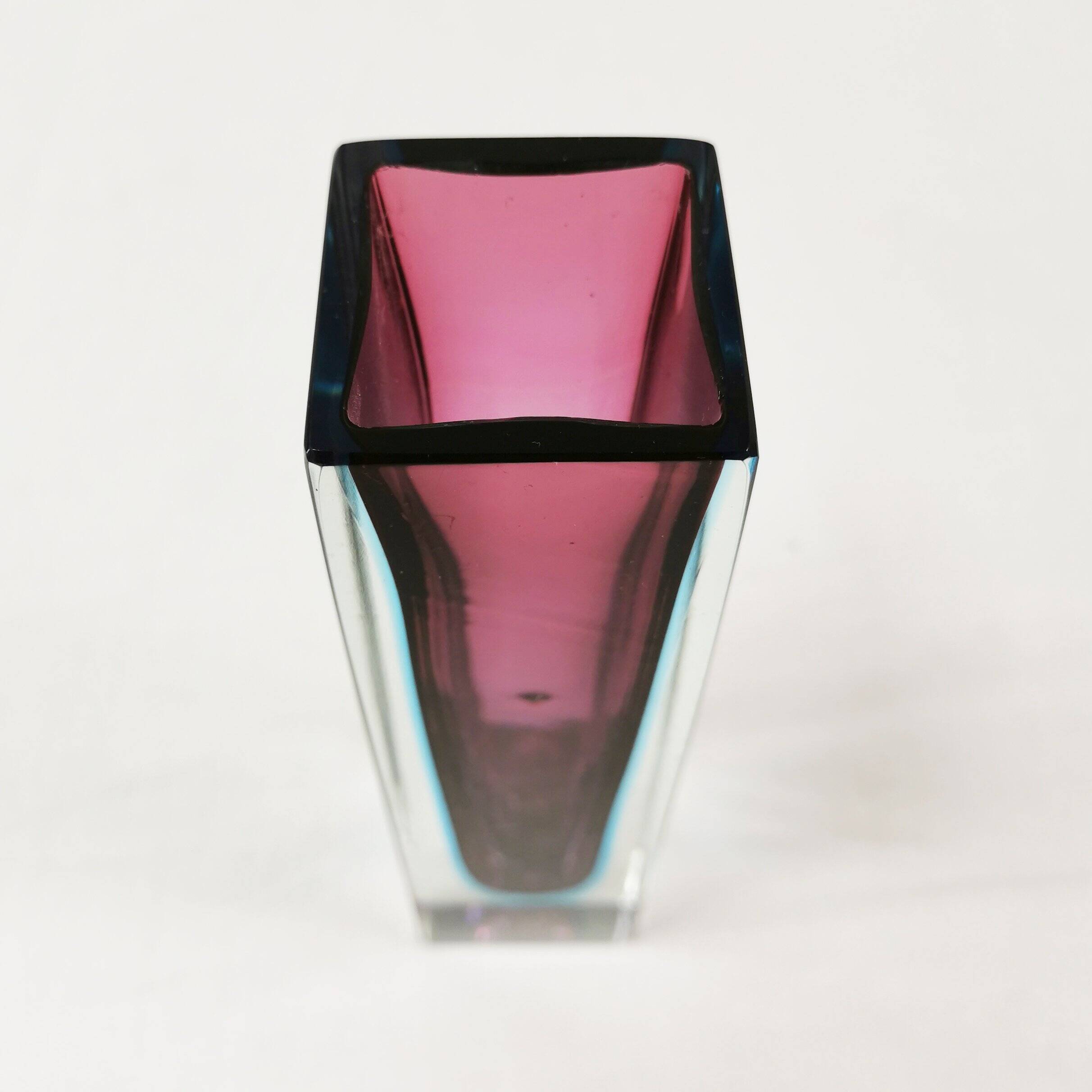 Vase Murano Sommerso – Modernisme italien, années 1960