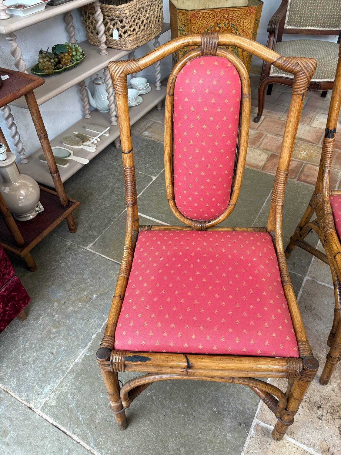 4 rattan chairs