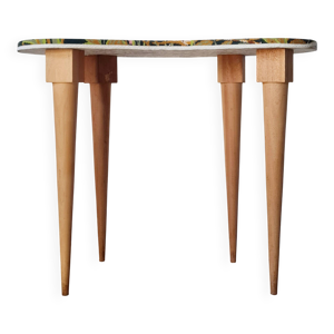 Table console pieds fuselés - haricot