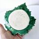 Servant Salt Pepper Mustard Ceramic DLG Vallauris Barbotine Escargot Leaf
