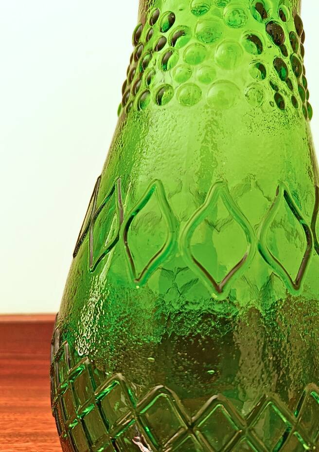 Empoli Green Vintage Vase Italy